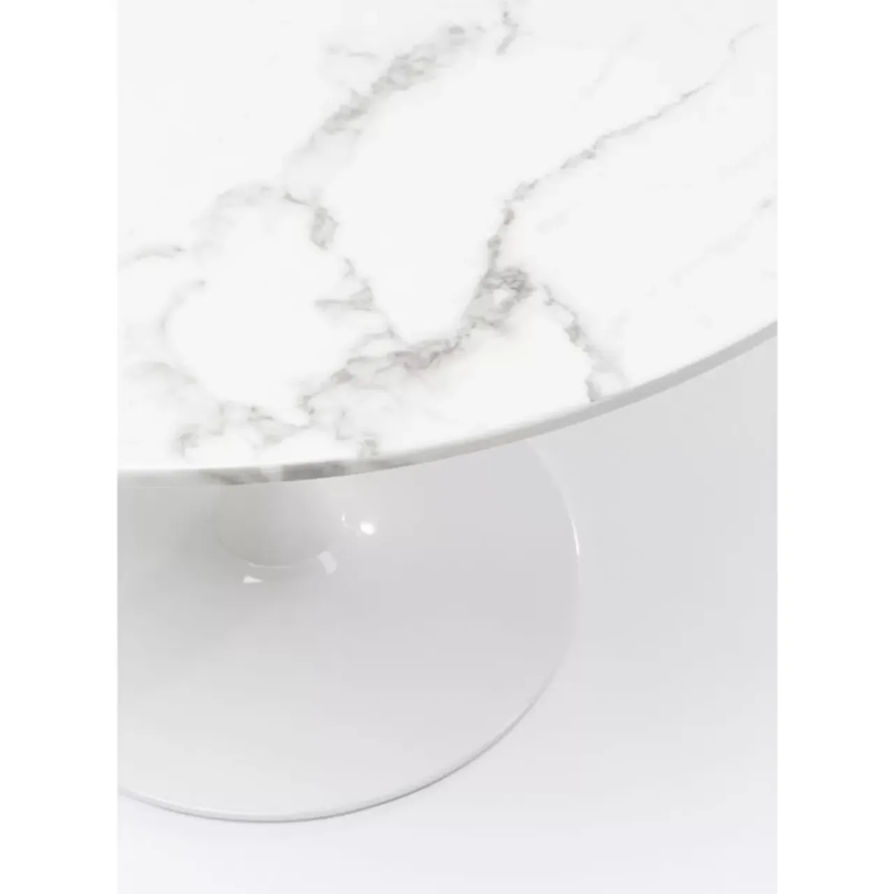 KARE Design Tische-Tisch Veneto Marmor Weis O110Cm