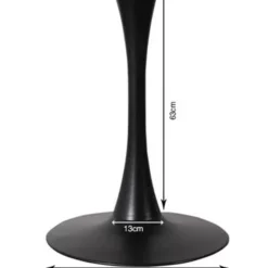 KARE Design Tische-Tischgestell Schickeria Schwarz O80Cm