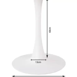KARE Design Tische-Tischgestell Schickeria Weis O80Cm