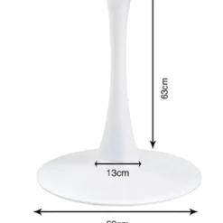 KARE Design Tische-Tischgestell Schickeria Weis O110Cm