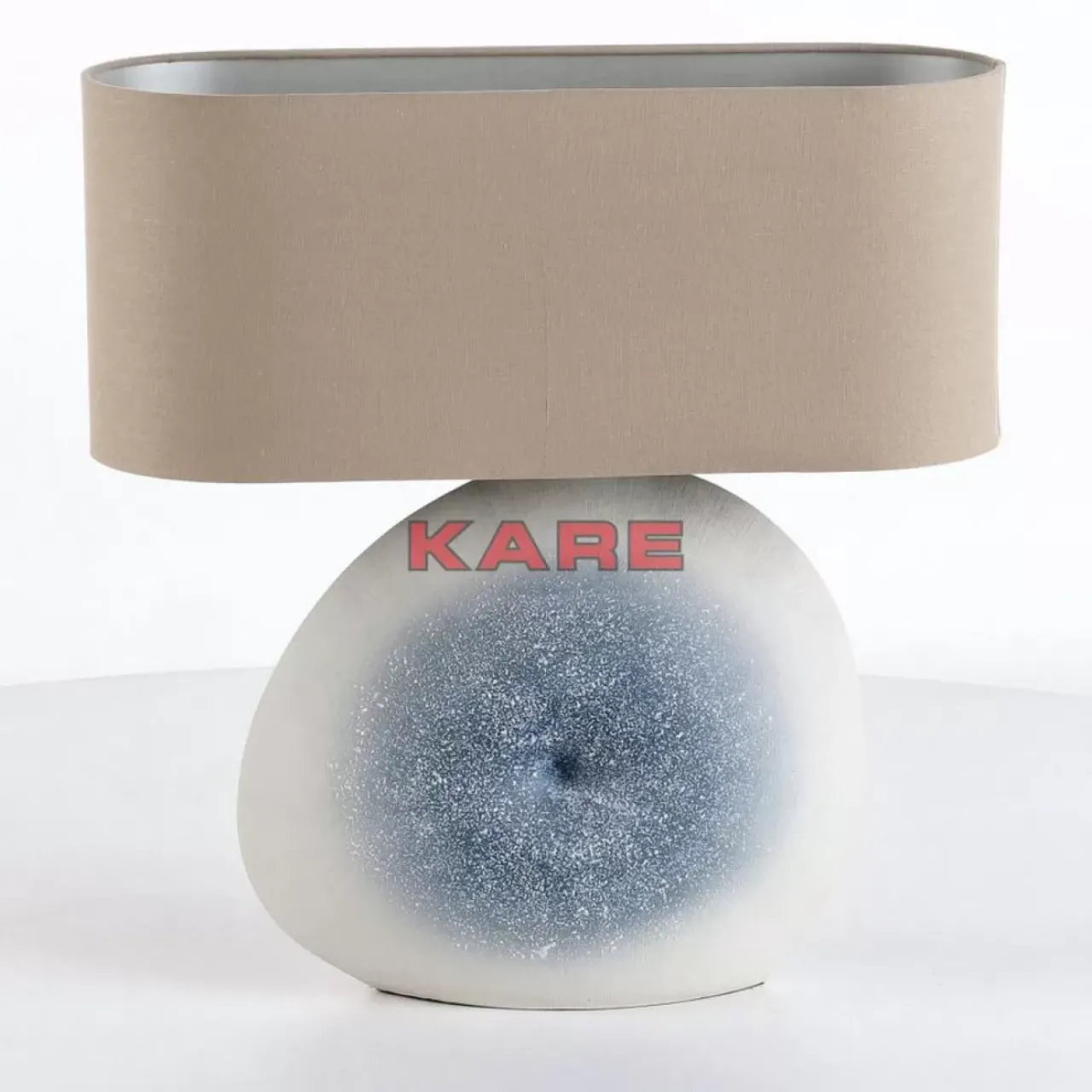KARE Design Tischleuchten-Tischleuchte Agate Blau