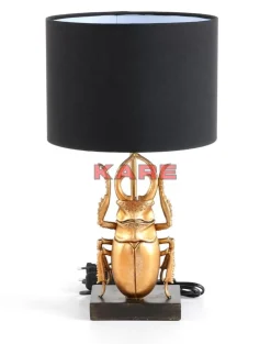 KARE Design Tischleuchten-Tischleuchte Animal Beetle Gold 42Cm
