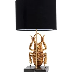 KARE Design Tischleuchten-Tischleuchte Animal Beetle Gold 42Cm
