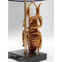 KARE Design Tischleuchten-Tischleuchte Animal Beetle Gold 42Cm