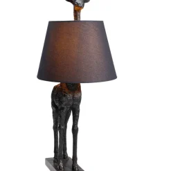 KARE Design Tischleuchten-Tischleuchte Animal Giraffe Matt Schwarz