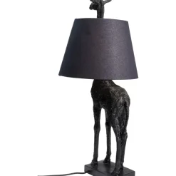 KARE Design Tischleuchten-Tischleuchte Animal Giraffe Matt Schwarz