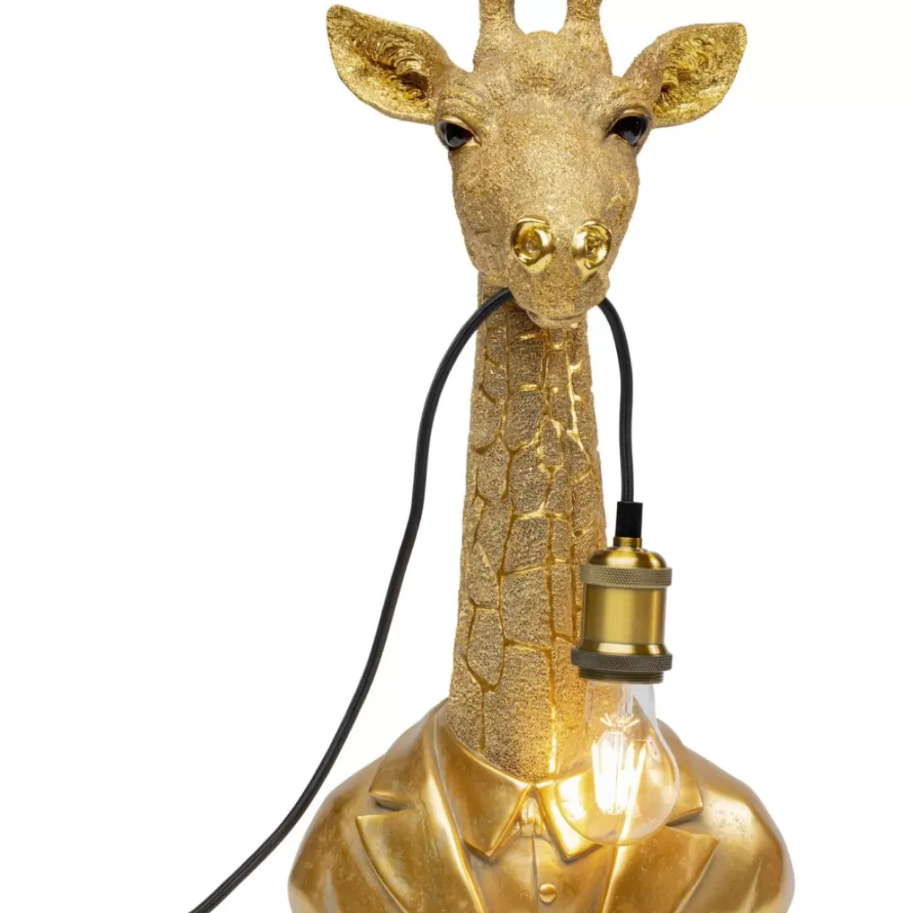 KARE Design Tischleuchten-Tischleuchte Animal Giraffe Gold 50Cm