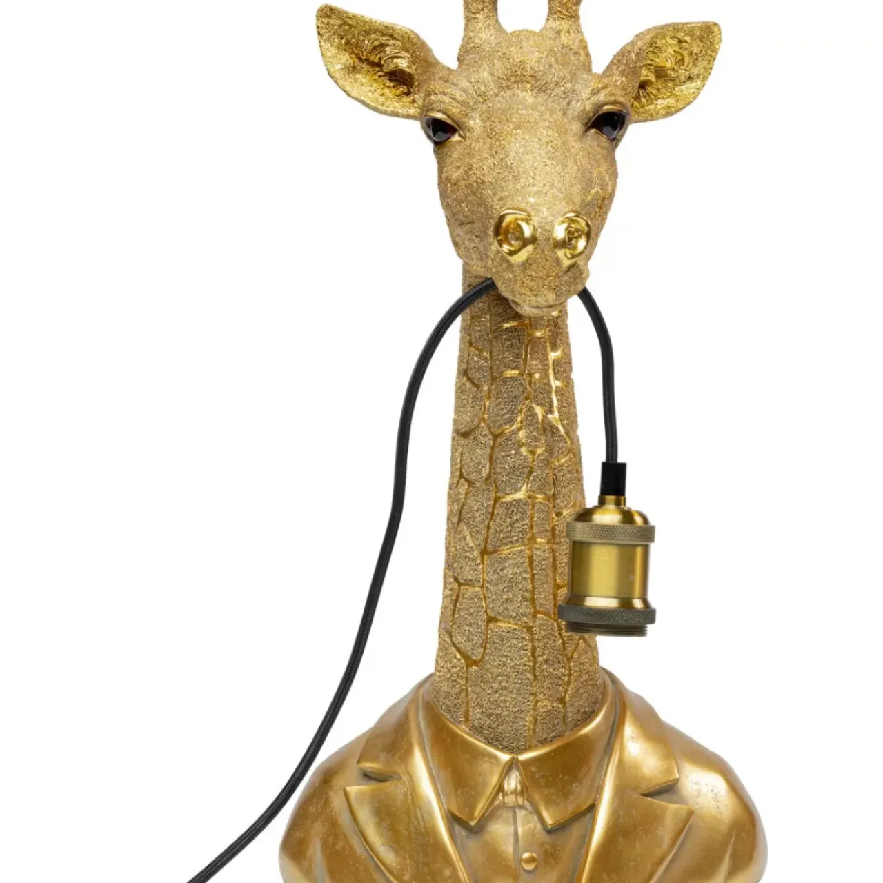 KARE Design Tischleuchten-Tischleuchte Animal Giraffe Gold 50Cm