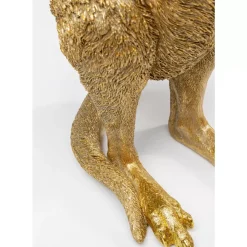 KARE Design Tischleuchten-Tischleuchte Animal Kangaroo Gold 46Cm