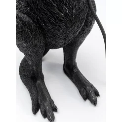 KARE Design Tischleuchten-Tischleuchte Animal Kangaroo Schwarz Matt 46Cm