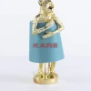 KARE Design Tischleuchten-Tischleuchte Animal Monkey Gold Blau