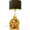 KARE Design Tischleuchten-Tischleuchte Animal Monkey Gorilla Gold