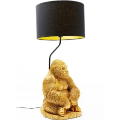 KARE Design Tischleuchten-Tischleuchte Animal Monkey Gorilla Gold