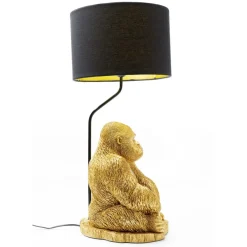 KARE Design Tischleuchten-Tischleuchte Animal Monkey Gorilla Gold