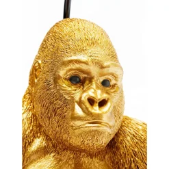 KARE Design Tischleuchten-Tischleuchte Animal Monkey Gorilla Gold