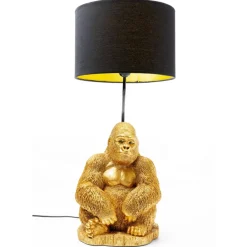 KARE Design Tischleuchten-Tischleuchte Animal Monkey Gorilla Gold