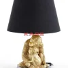 KARE Design Tischleuchten-Tischleuchte Animal Monkey Love Hug Gold 50Cm