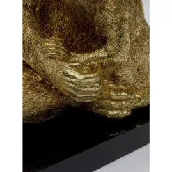 KARE Design Tischleuchten-Tischleuchte Animal Monkey Love Hug Gold 50Cm