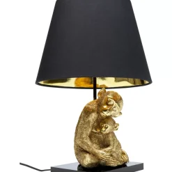 KARE Design Tischleuchten-Tischleuchte Animal Monkey Love Hug Gold 50Cm