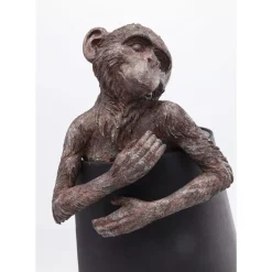 KARE Design Tischleuchten-Tischleuchte Animal Monkey Braun Schwarz