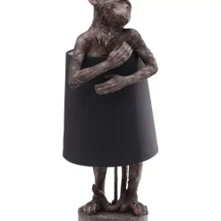 KARE Design Tischleuchten-Tischleuchte Animal Monkey Braun Schwarz