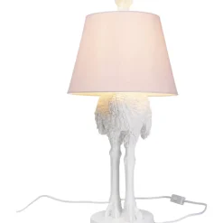 KARE Design Tischleuchten-Tischleuchte Animal Ostrich Weis 66Cm