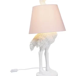 KARE Design Tischleuchten-Tischleuchte Animal Ostrich Weis 66Cm