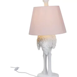 KARE Design Tischleuchten-Tischleuchte Animal Ostrich Weis 66Cm