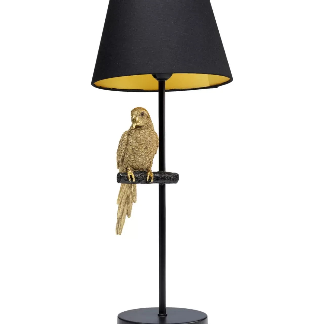 KARE Design Tischleuchten-Tischleuchte Animal Parrot Gold 56Cm