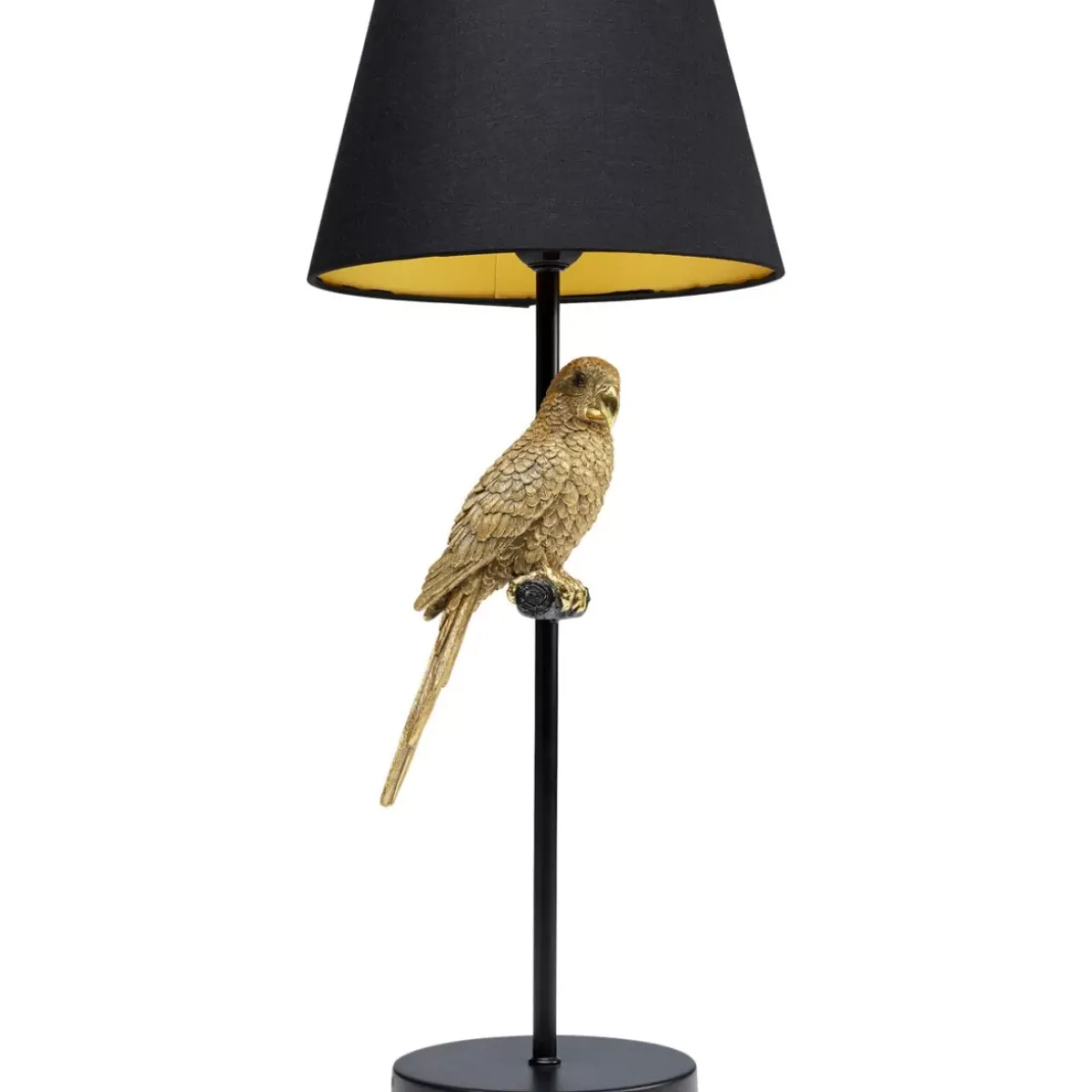 KARE Design Tischleuchten-Tischleuchte Animal Parrot Gold 56Cm