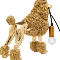 KARE Design Tischleuchten-Tischleuchte Animal Poodle Gold 32Cm