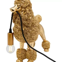 KARE Design Tischleuchten-Tischleuchte Animal Poodle Gold 32Cm