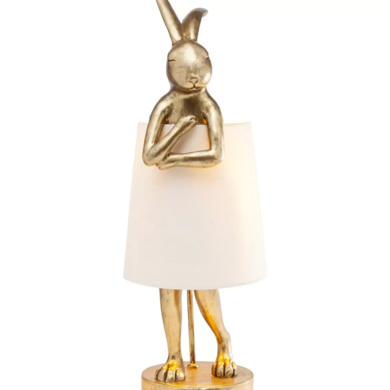 KARE Design Tischleuchten-Tischleuchte Animal Rabbit Gold 68Cm