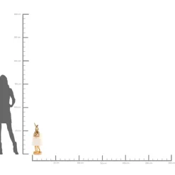 KARE Design Tischleuchten-Tischleuchte Animal Rabbit Gold 68Cm