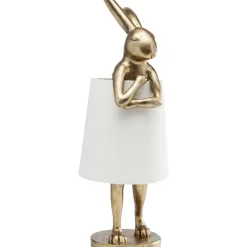 KARE Design Tischleuchten-Tischleuchte Animal Rabbit Gold 68Cm
