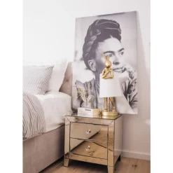 KARE Design Tischleuchten-Tischleuchte Animal Rabbit Gold 68Cm