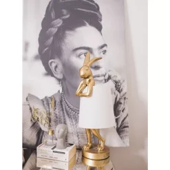 KARE Design Tischleuchten-Tischleuchte Animal Rabbit Gold 68Cm