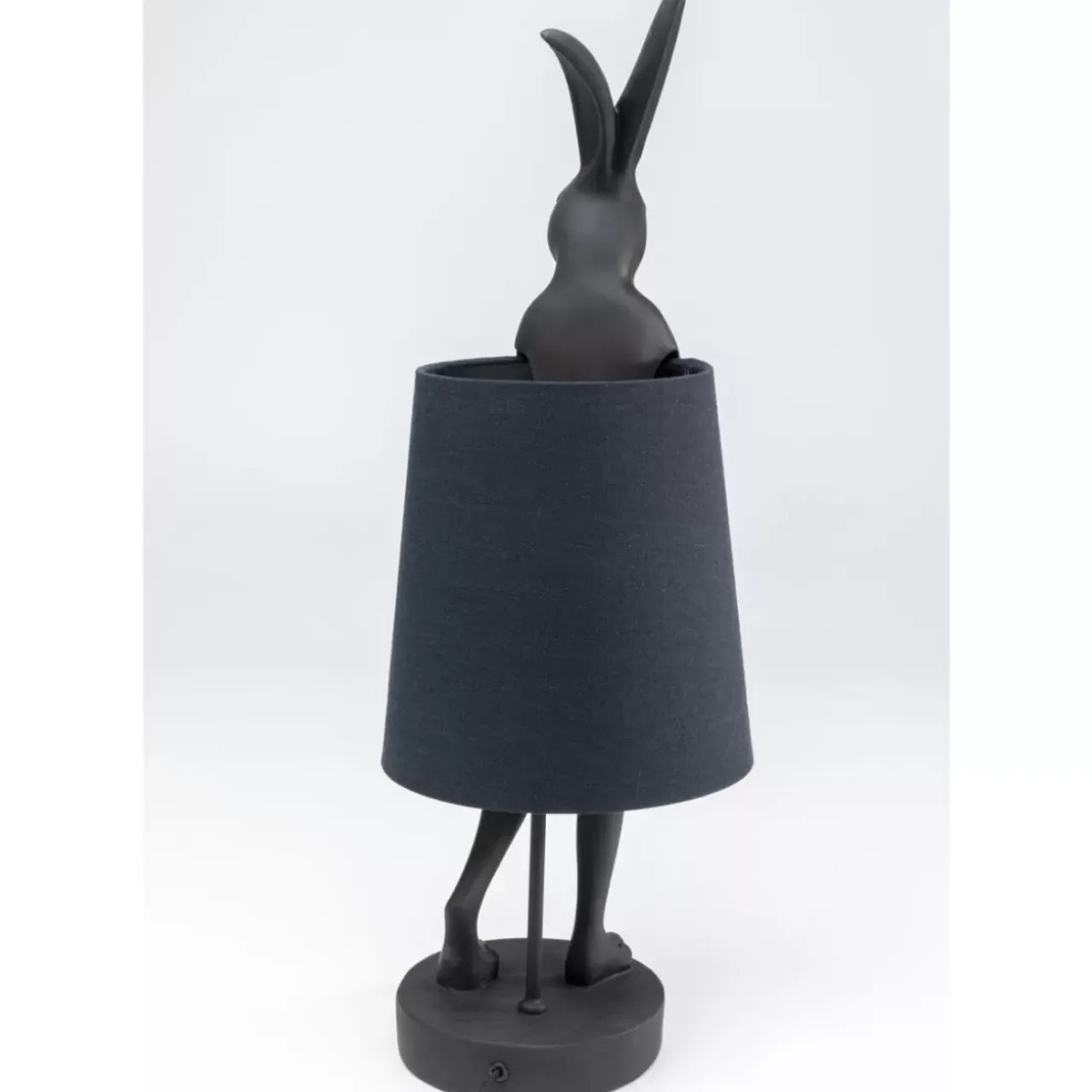 KARE Design Tischleuchten-Tischleuchte Animal Rabbit Matt Schwarz 68Cm