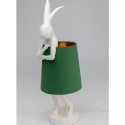 KARE Design Tischleuchten-Tischleuchte Animal Rabbit Weis/Grun 68Cm