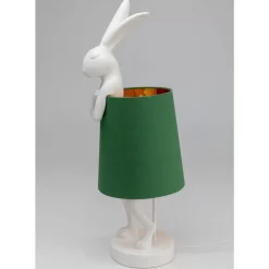 KARE Design Tischleuchten-Tischleuchte Animal Rabbit Weis/Grun 68Cm