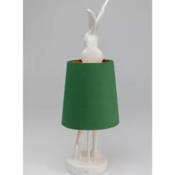 KARE Design Tischleuchten-Tischleuchte Animal Rabbit Weis/Grun 68Cm