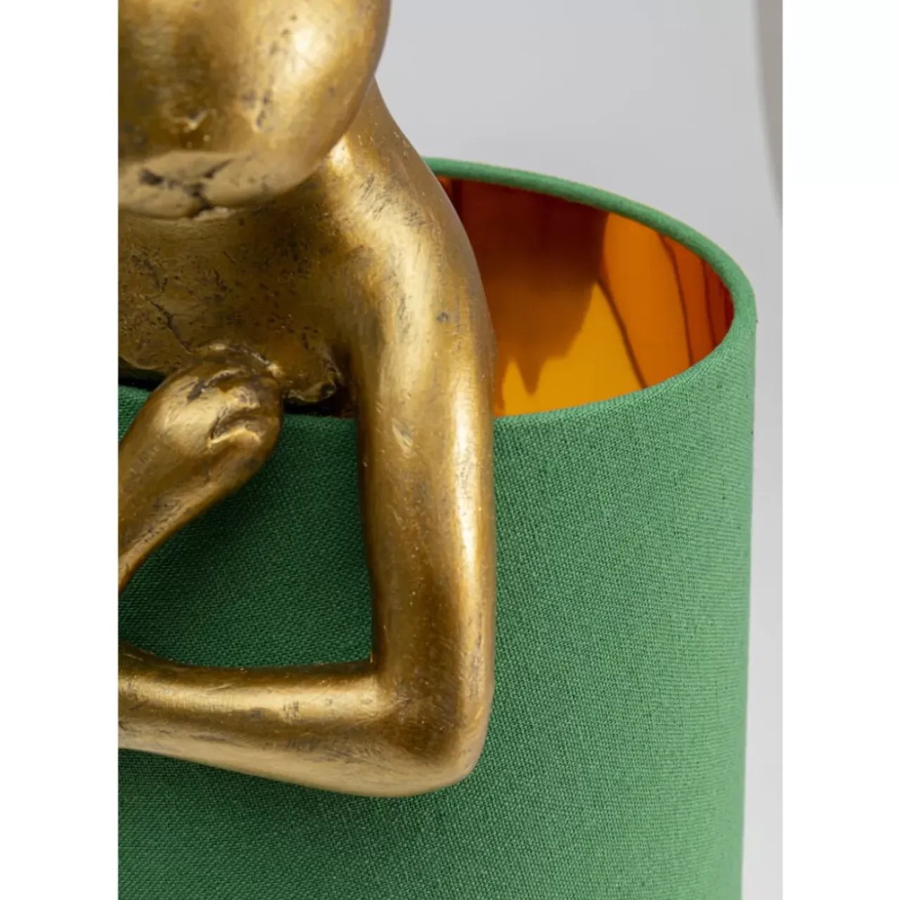 KARE Design Tischleuchten-Tischleuchte Animal Rabbit Gold/Grun 68Cm