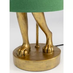 KARE Design Tischleuchten-Tischleuchte Animal Rabbit Gold/Grun 68Cm