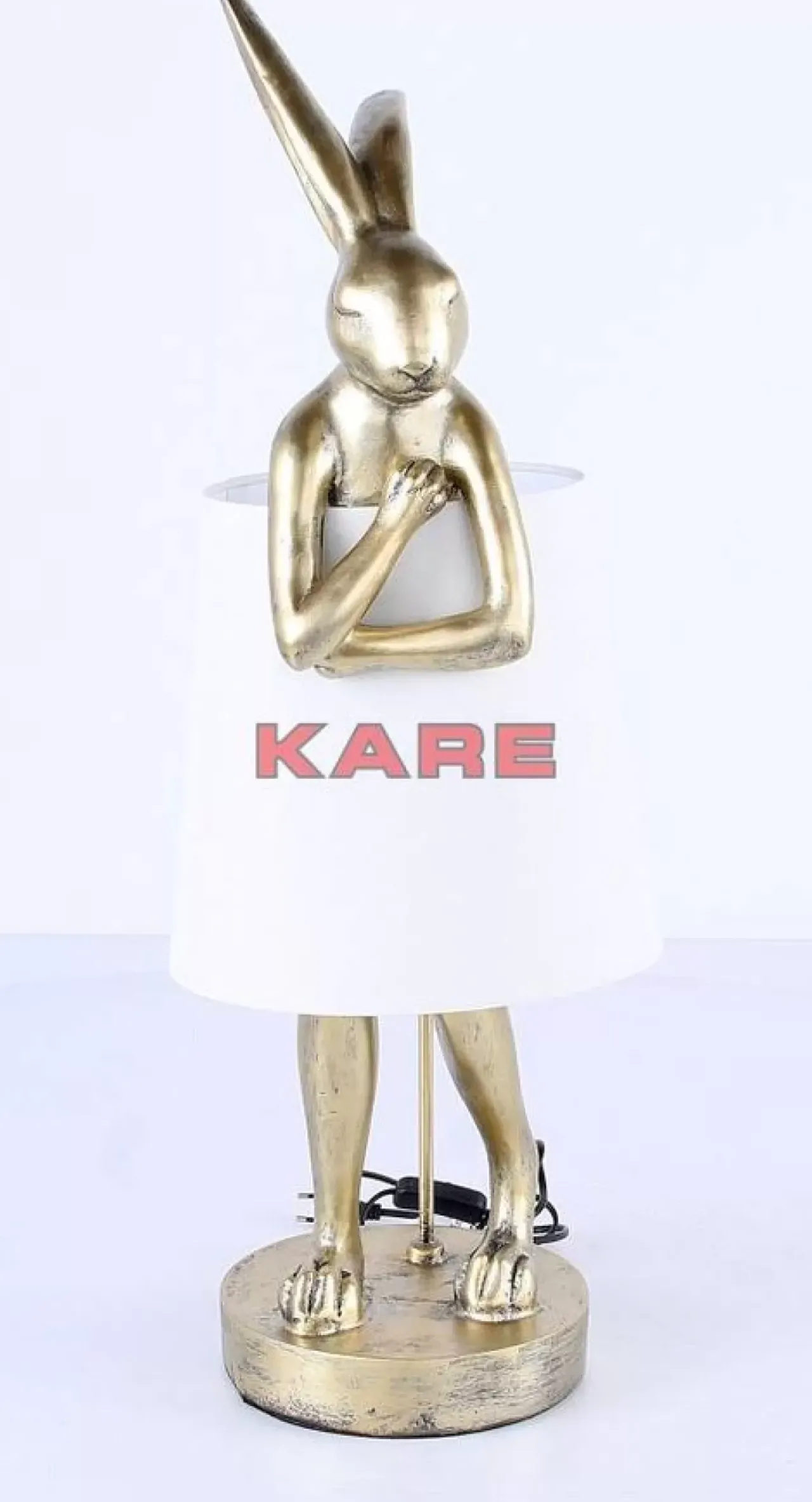 KARE Design Tischleuchten-Tischleuchte Animal Rabbit Gold 88