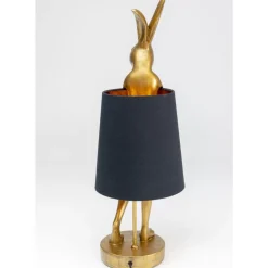 KARE Design Tischleuchten-Tischleuchte Animal Rabbit Gold/Schwarz 68Cm