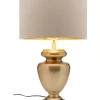 KARE Design Tischleuchten-Tischleuchte Barock Gold Beige 49Cm