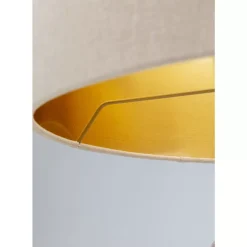 KARE Design Tischleuchten-Tischleuchte Barock Gold Beige 49Cm