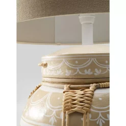 KARE Design Tischleuchten-Tischleuchte Basket Creme