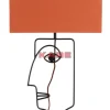 KARE Design Tischleuchten-Tischleuchte Face Wire Orange