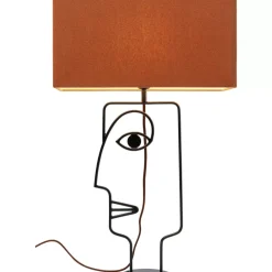 KARE Design Tischleuchten-Tischleuchte Face Wire Orange